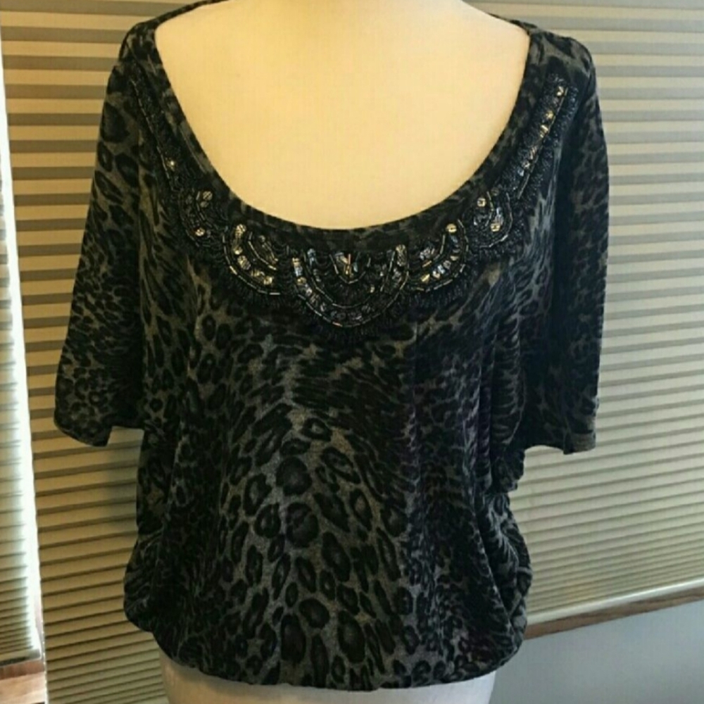 Daytrip -- Beaded Embellished Blouse